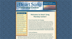 Desktop Screenshot of heartsongworship.org